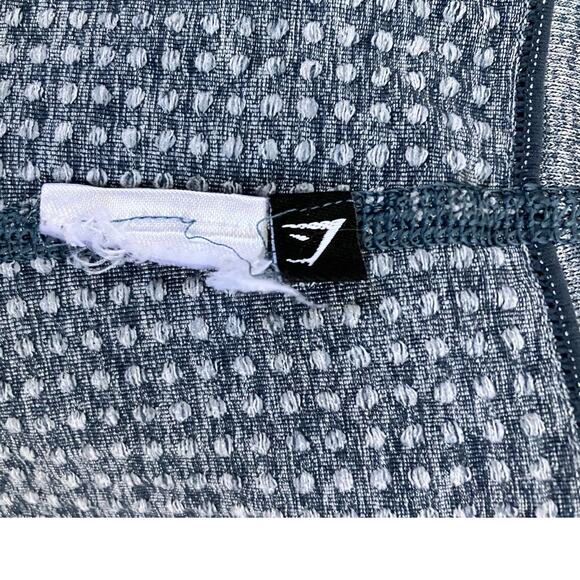 Gymshark Seamless Gray Blue Green Heathered Leggings Medium - Picture 5 of 5